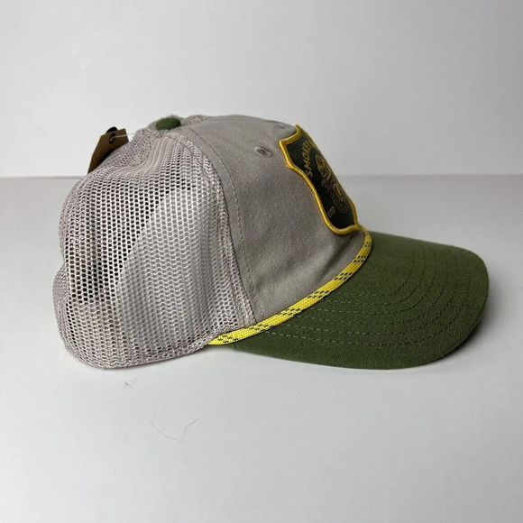 Smokey The Bear Rope Hat Green Snapback Mad Engine Adjustable Official Licensed - Picture 2 of 6